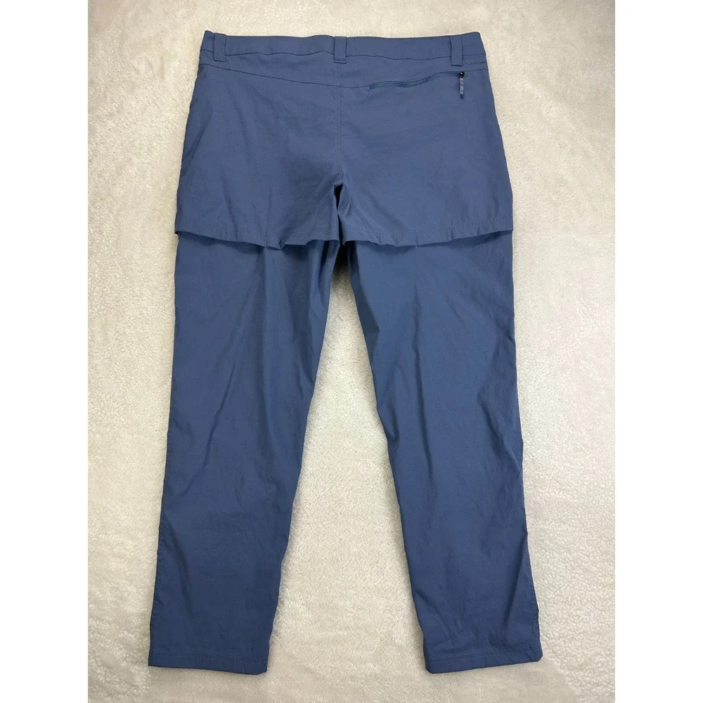 The North Face Retrc Tech III Hiking Pants Mens 40 Blue Flash Dry Outdoor Travel